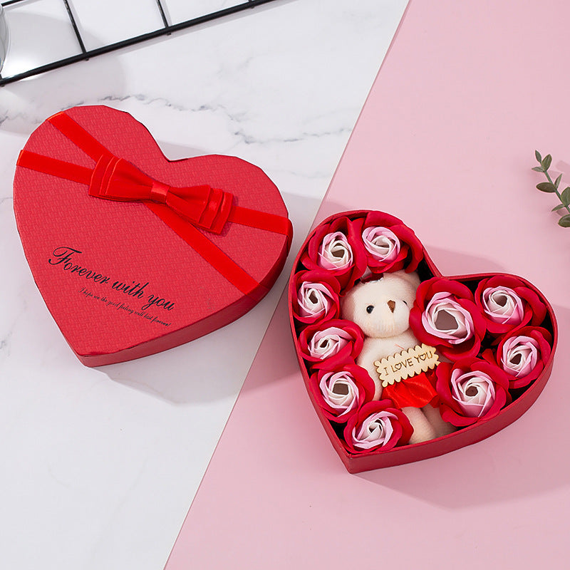 Heart Rose Gift Box