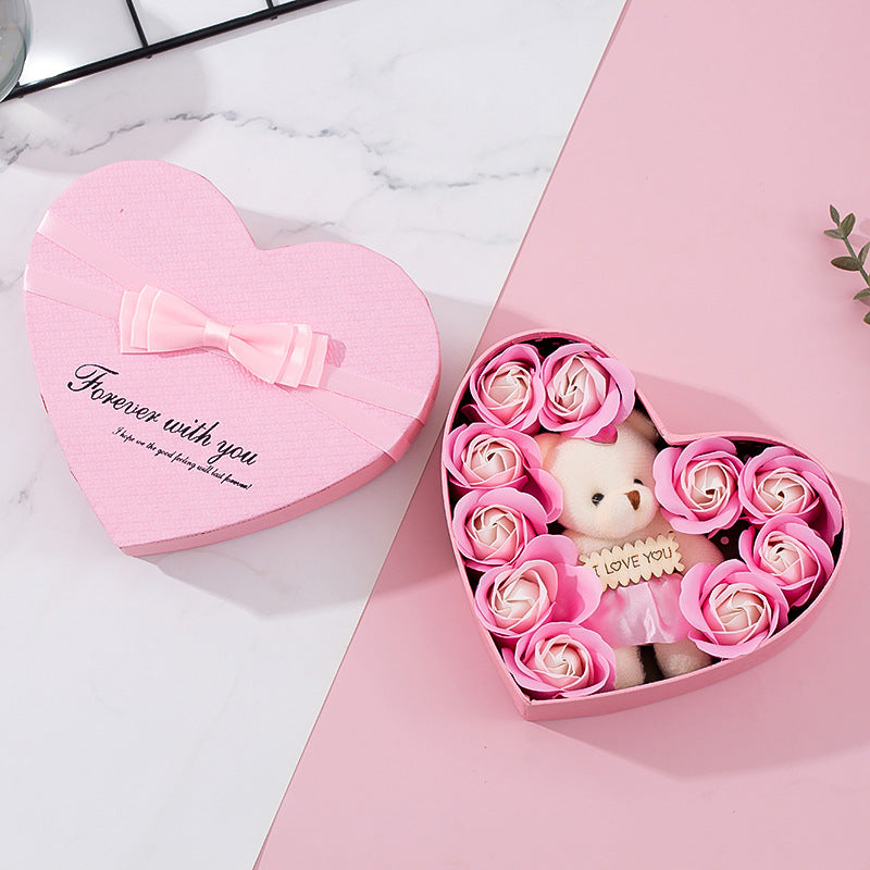 Heart Rose Gift Box