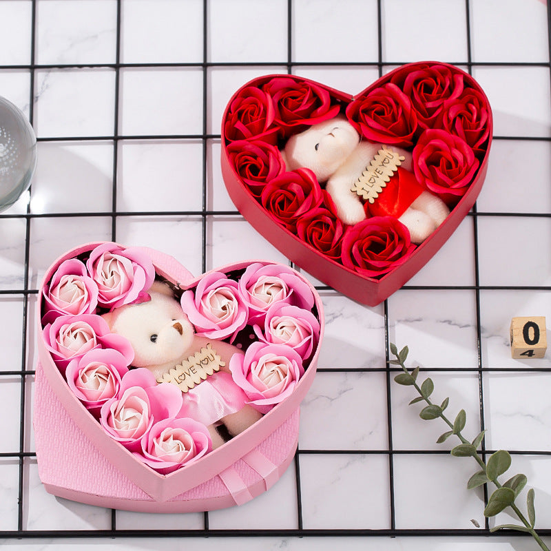 Heart Rose Gift Box