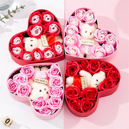 Heart Rose Gift Box