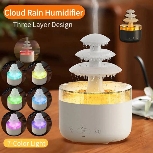 Essential Oil Diffuser Rain cloud design