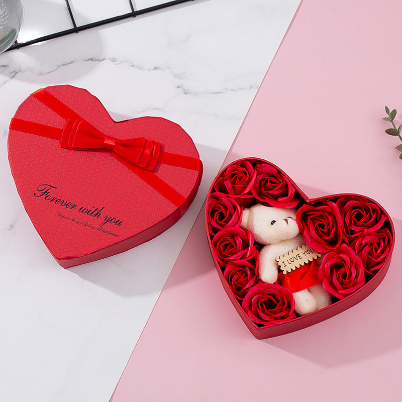 Heart Rose Gift Box