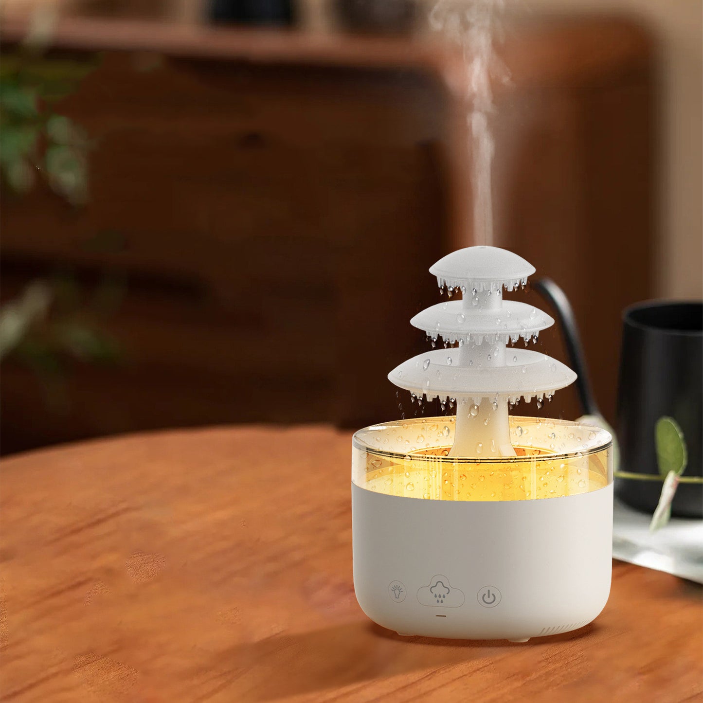 Essential Oil Diffuser Rain cloud design